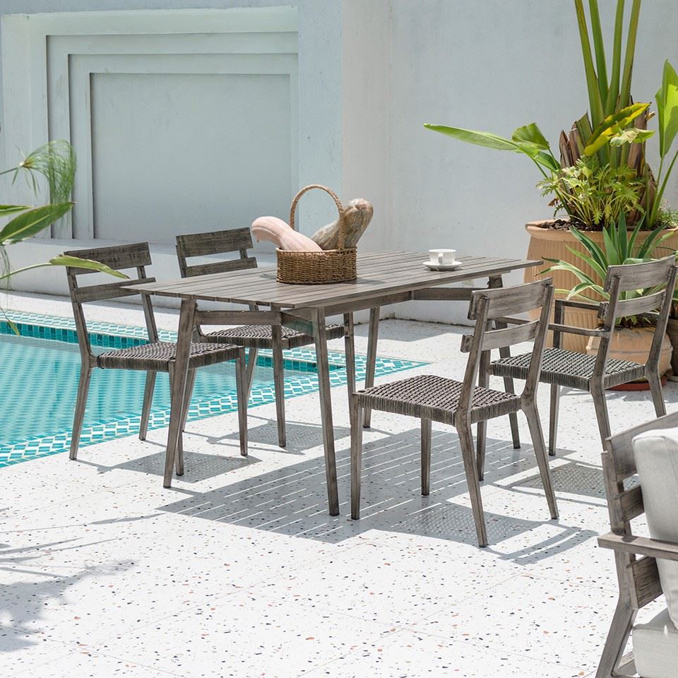 China Aluminum Outdoor Rope Chairs Manufacturers, Suppliers, Factory